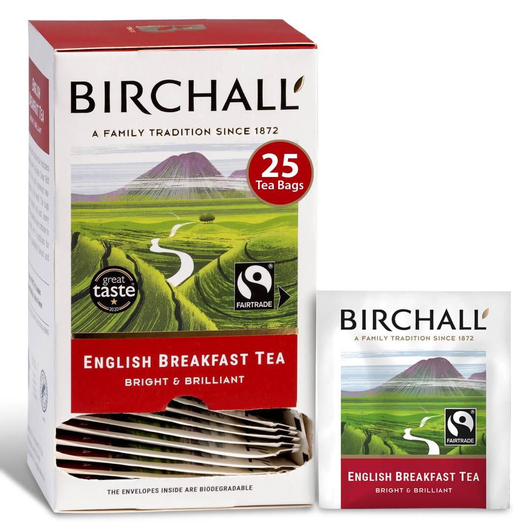 Birchall English Breakfast Tea Bags, 100% Fairtrade, Hand-Picked Black Tea from East Africa 8