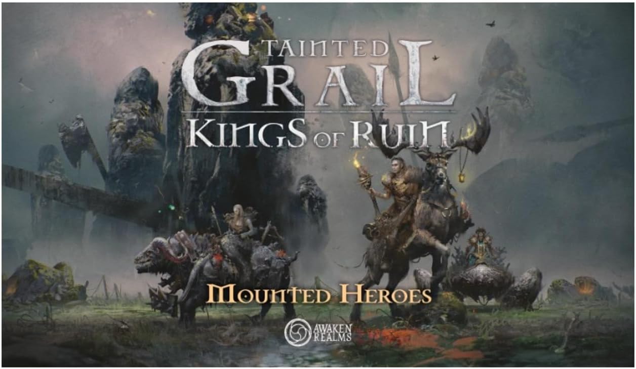 Awaken Realms Tainted Grail: Kings of Ruin Mounted Heroes Miniatures Expansion