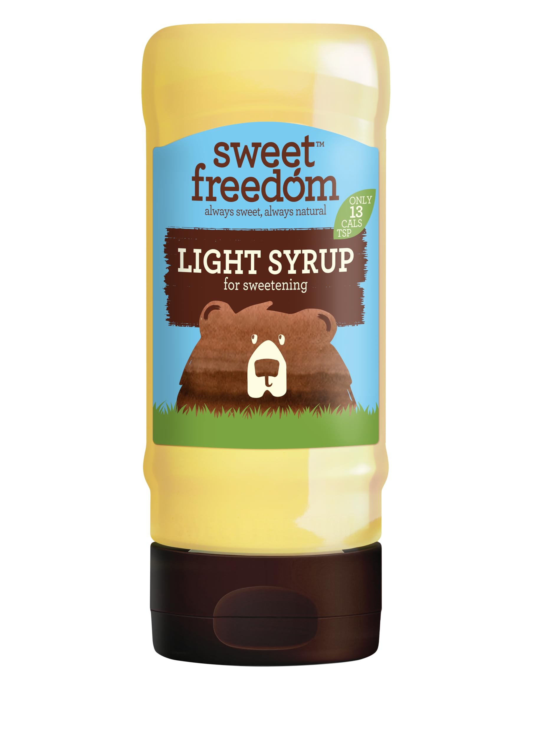 Sweet Freedom - Leichter Sirup 350g | Natürlicher veganer Süßstoff aus Apfel &amp; Johannisbrot | 13 Kalorien pro Teelöffel