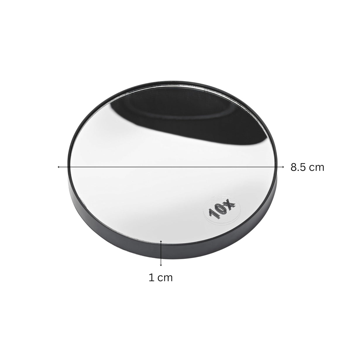 Manicare 10x Magnifying Tweezing Mirror - Compact, Portable, Suction Cups 3
