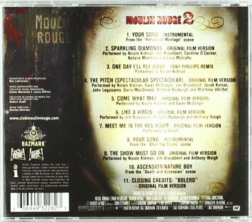 Moulin Rouge 2 - Original Soundtrack (CD) - Pop, Pop Rock, Musicals & Cabaret