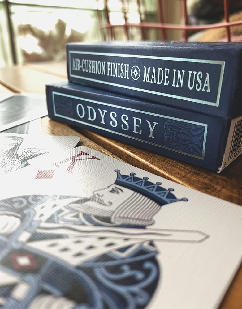 Bicycle Odyssey Playing Cards Blue