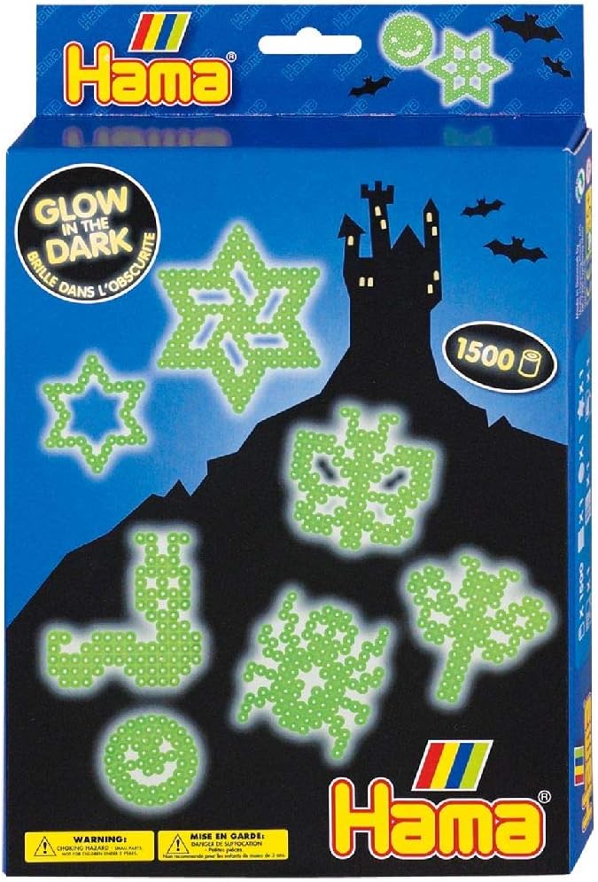 Hama Beads - Glow in the Dark Midi Beads for Creative Craft Projects