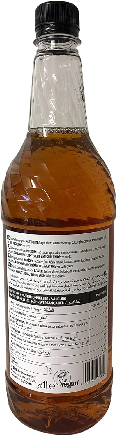 Sweetbird - Caramel Syrup 1 Litre