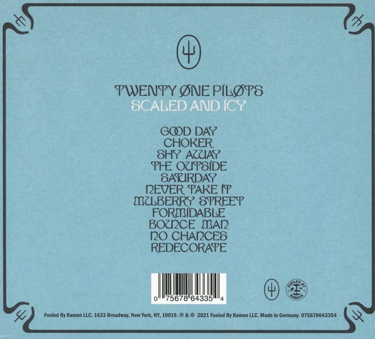 Twenty One Pilots - Scaled And Icy Audio CD