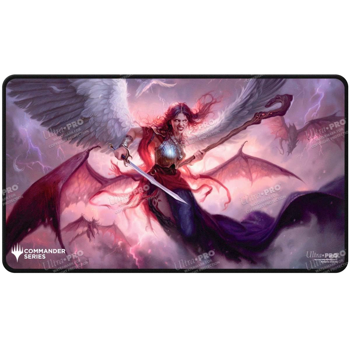 Ultra Pro Kaalia of the Vast Black Stitched Commander Series #5 Playmat