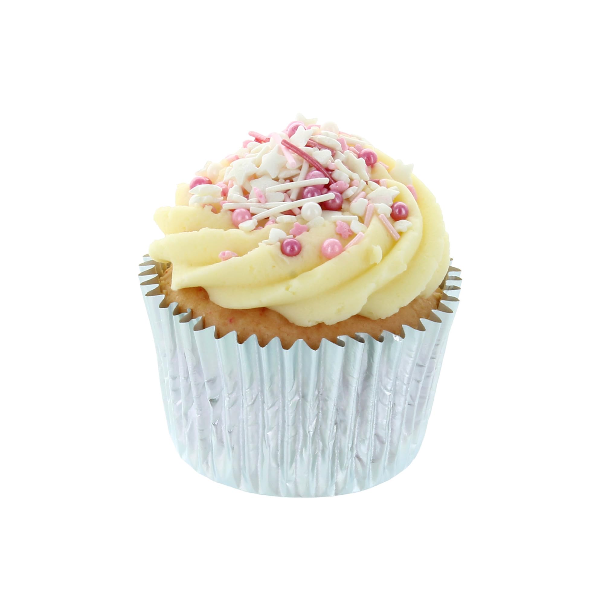 Baked with Love - Pink Sprinkles 90g | Pink & White Sugar Cake Sprinkles Mix 4
