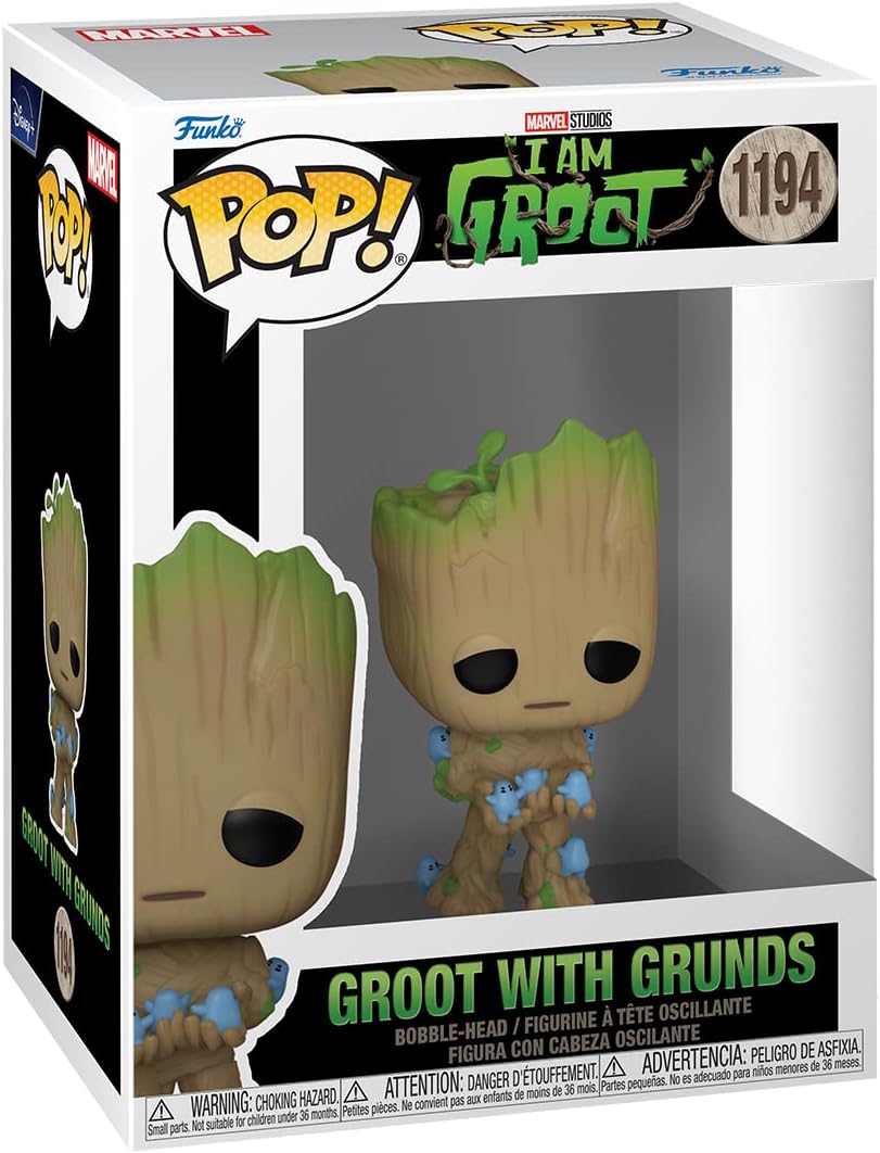 Funko Pop! Marvel I Am Groot - Groot with Grunds Vinyl Figure (70652)