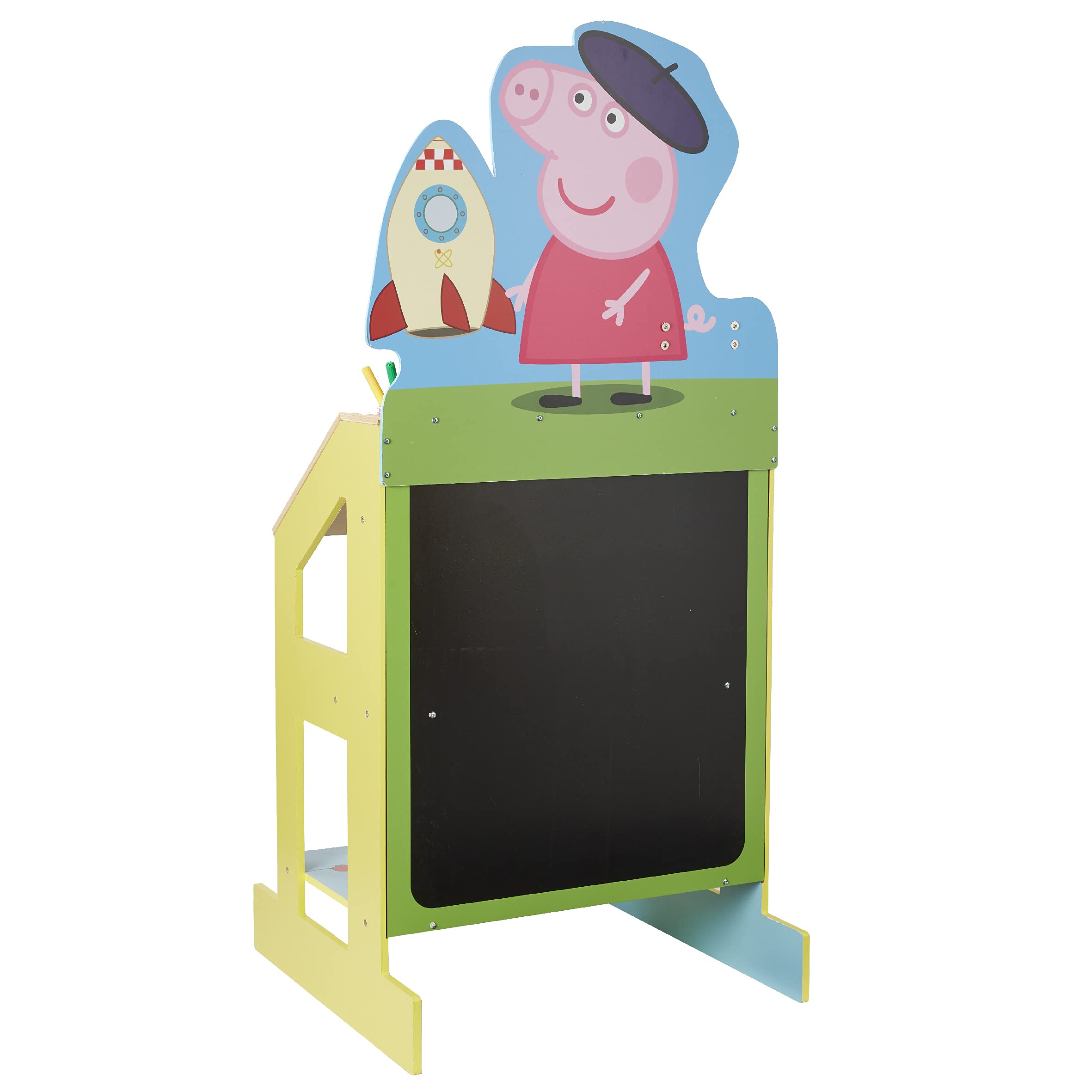 Peppa Pig Gioca e Disegna Cavalletto in Legno 2