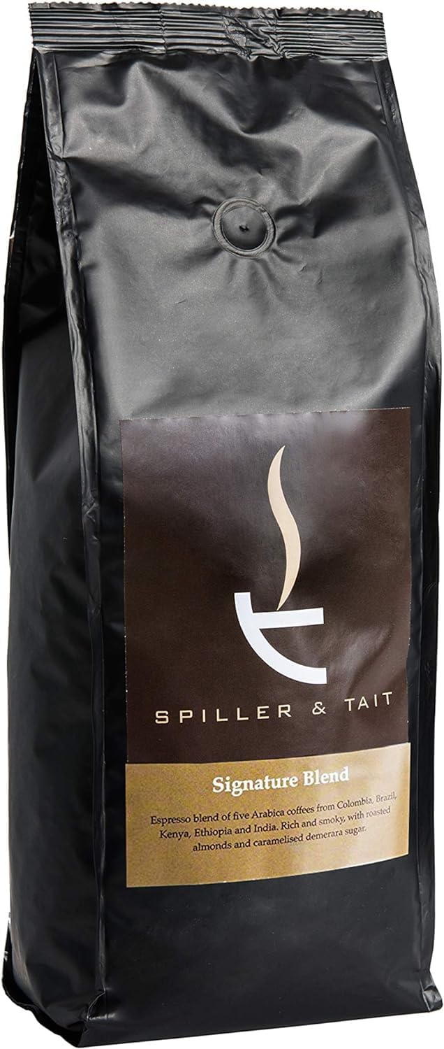 Spiller &amp; Tait Signature Blend – preisgekrönter Kaffee aus ganzen Bohnen, 1 kg