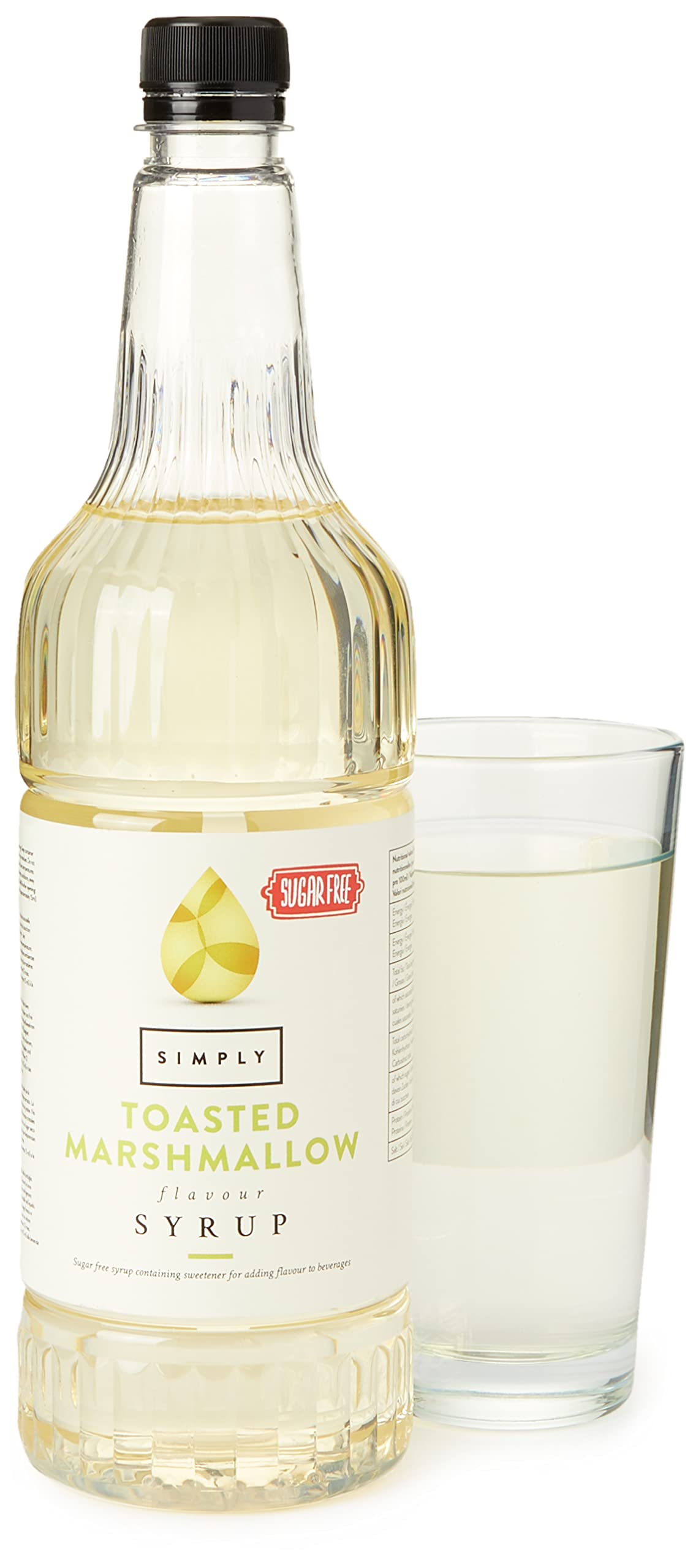 Simply - Sugar Free Toasted Marshmallow Syrup, Low Calorie Vegan & Nut Free Beverage Syrup