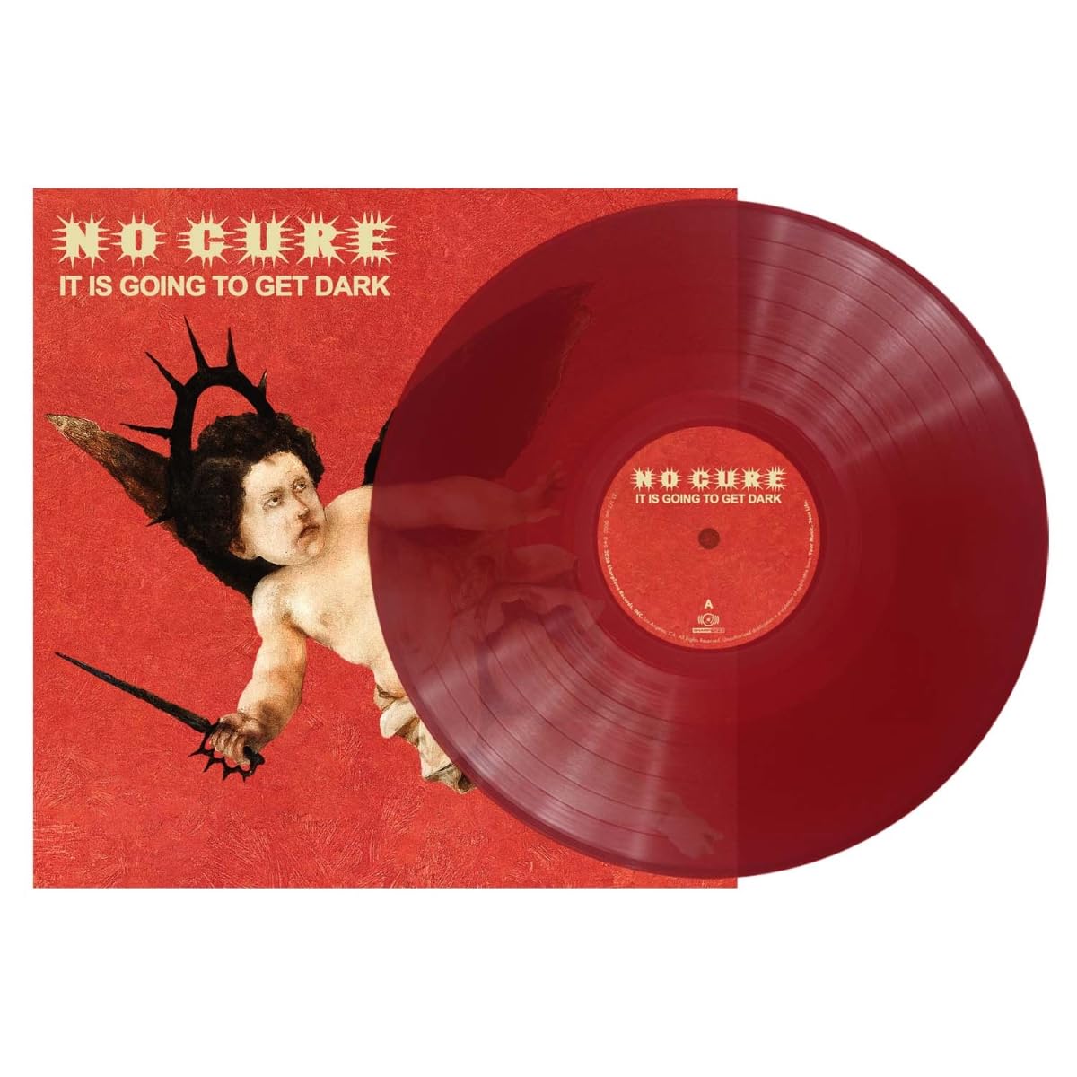No Cure - It Is Going To Get Dark [1LP Gatefold Transparent Red Vinyl] 1