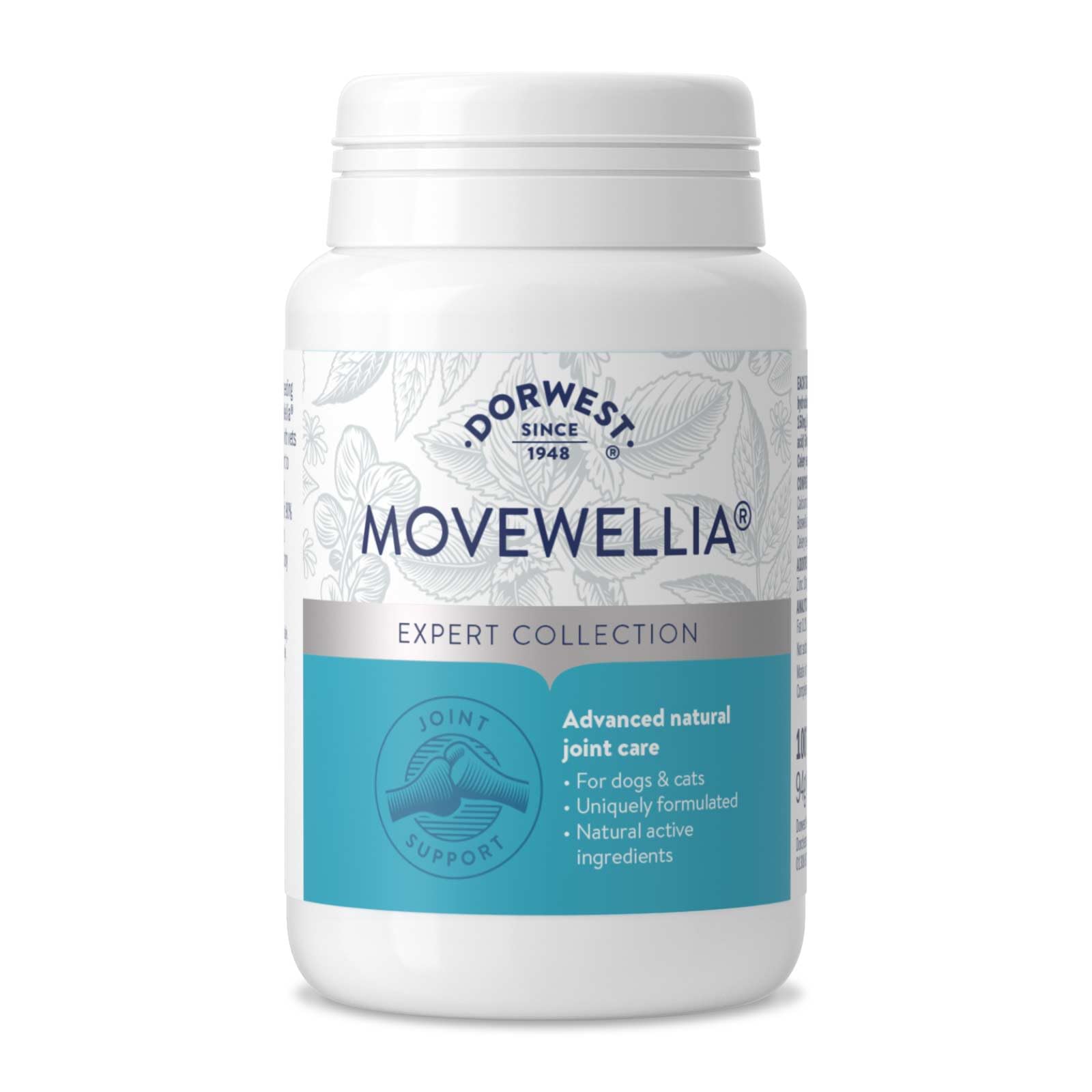 DORWEST HERBS MoveWellia Joint Care Supplement for Dogs and Cats - 100 Tablets