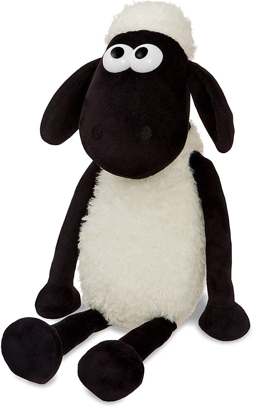 Shaun the Sheep 61174 Cuddly Plush Toy - Black and White, 12in, Suitable for Birth and Up