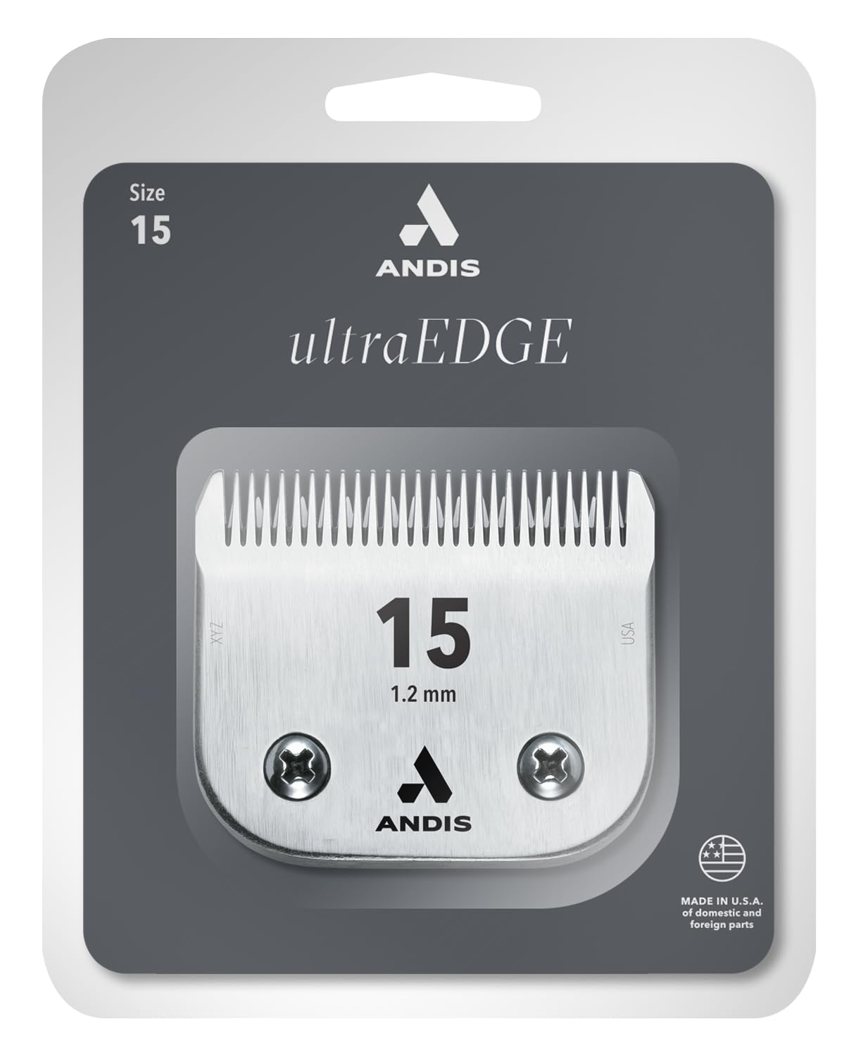 Andis UltraEdge Steel Replacement Blade - 15-inch Size | Compatible with A5 Oster, AGC, Wahl KM1 | Durable Alloy Steel