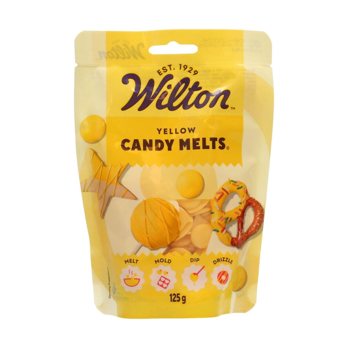 Wilton Candy Melts Yellow - Melting Candy with Sweet Creamy Flavour for Molding, Dipping & Drizzling