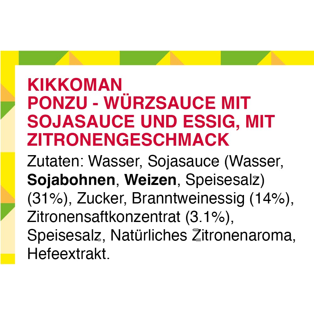 Kikkoman Ponzu Citrus Seasoned Soy Sauce Lemon | 250ml | Vegan Friendly 6