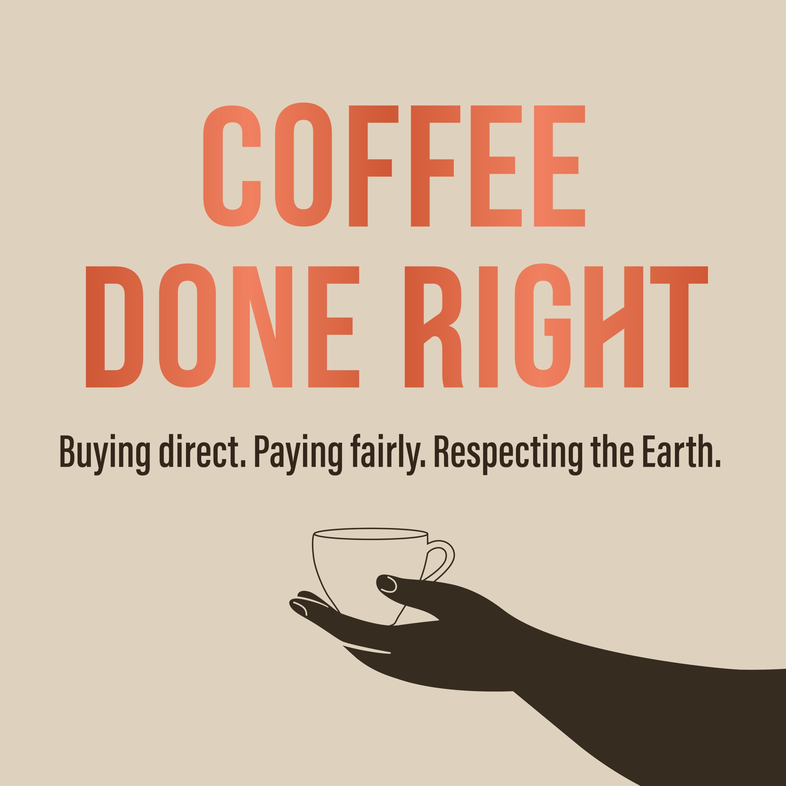 Café Direct Fairtrade Machu Picchu Whole Bean Arabica Coffee, 227g (Pack of 6)