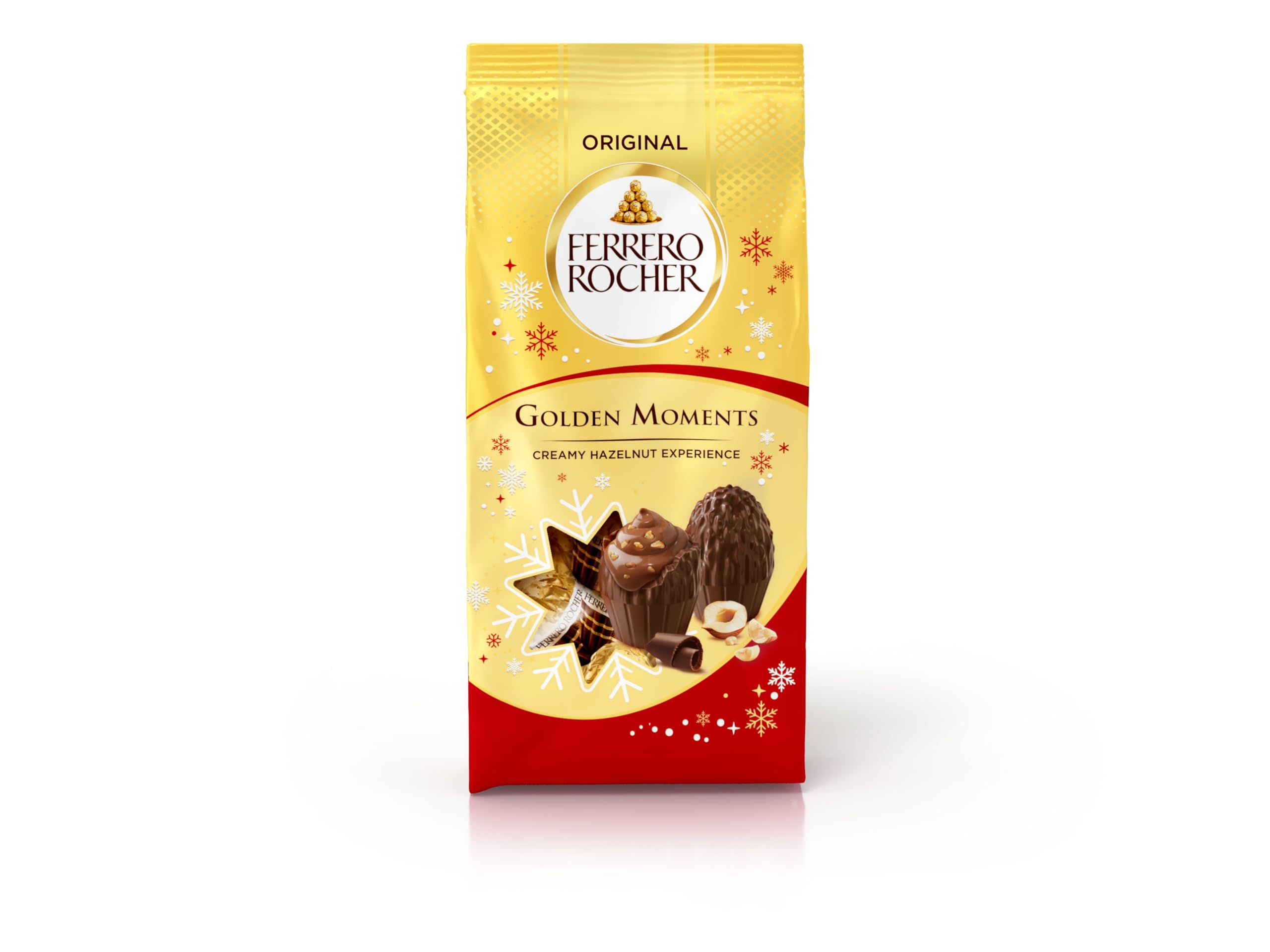 Ferrero Rocher Golden Moments Milk Chocolate Hazelnut Treats 90g Bag 11