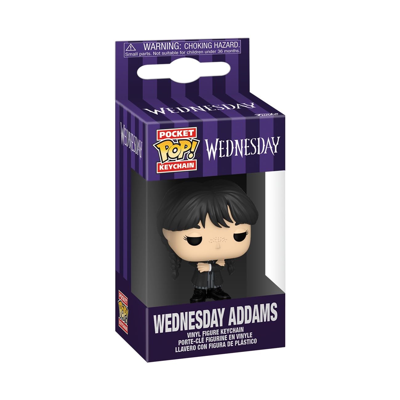 Funko Pop! Keychain - Wednesday - Mini Vinyl Figure | 4.63-in Tall | Multicolor 2