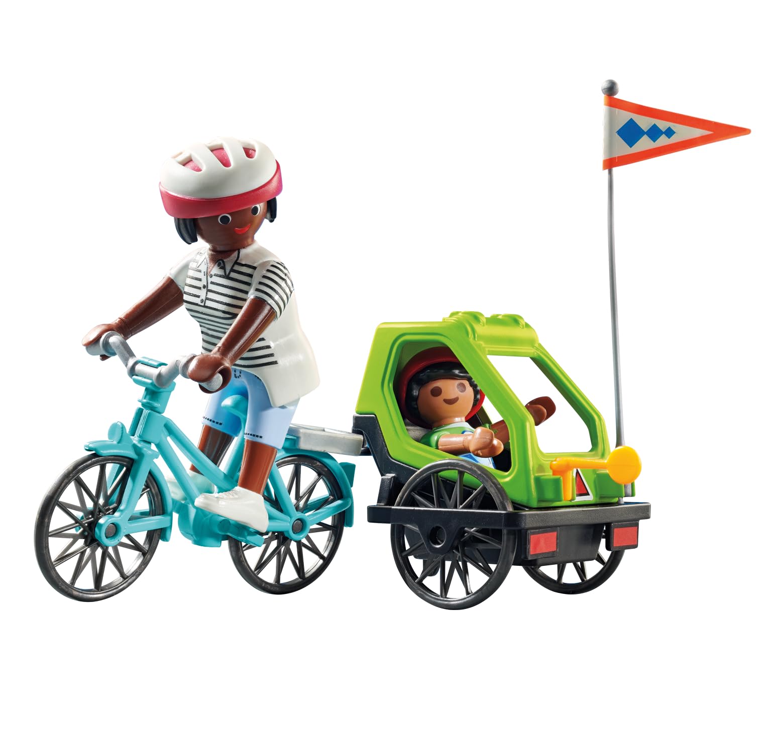 Playmobil 70601 Special Plus Bicycle Excursion Playset - Mother and Child Bike Adventure for Ages 4+ 5
