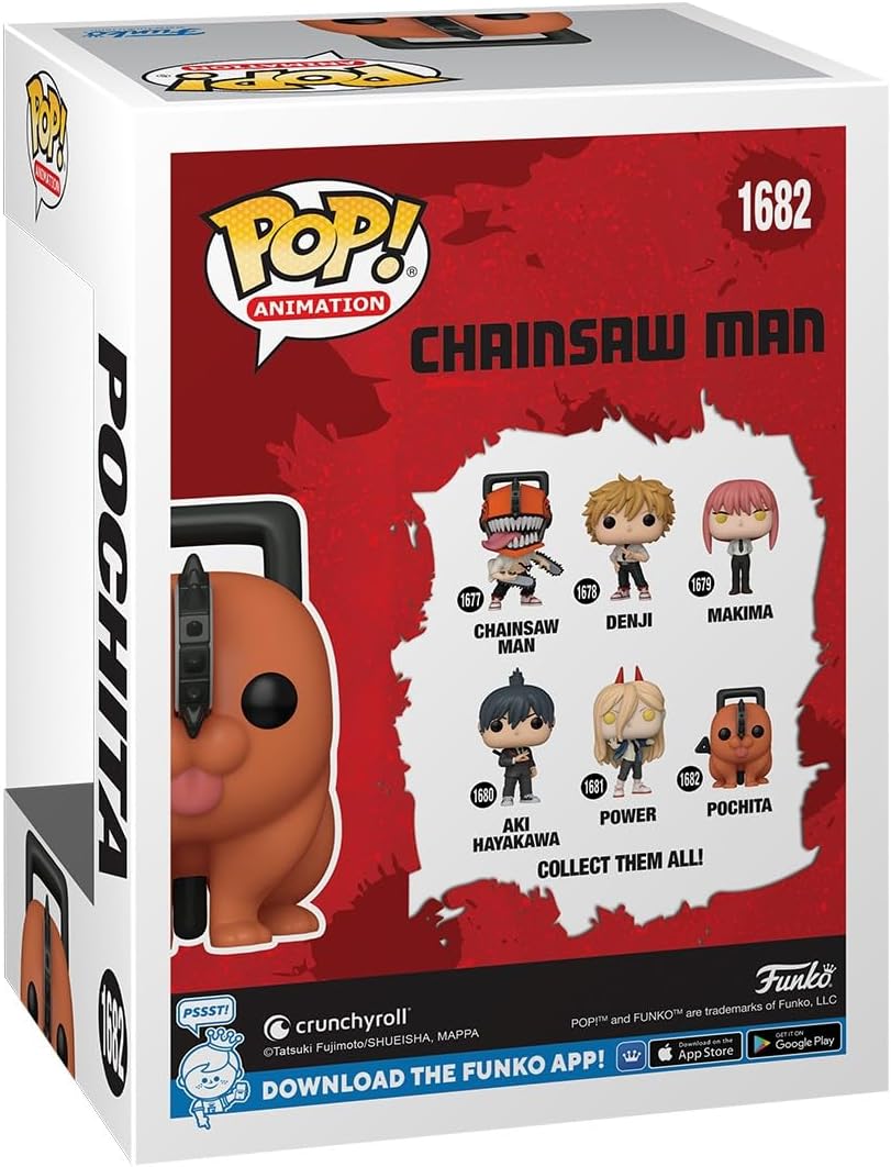 Funko Pop! Animation: Chainsaw Man - Pochita Vinyl Figure (80322) 3