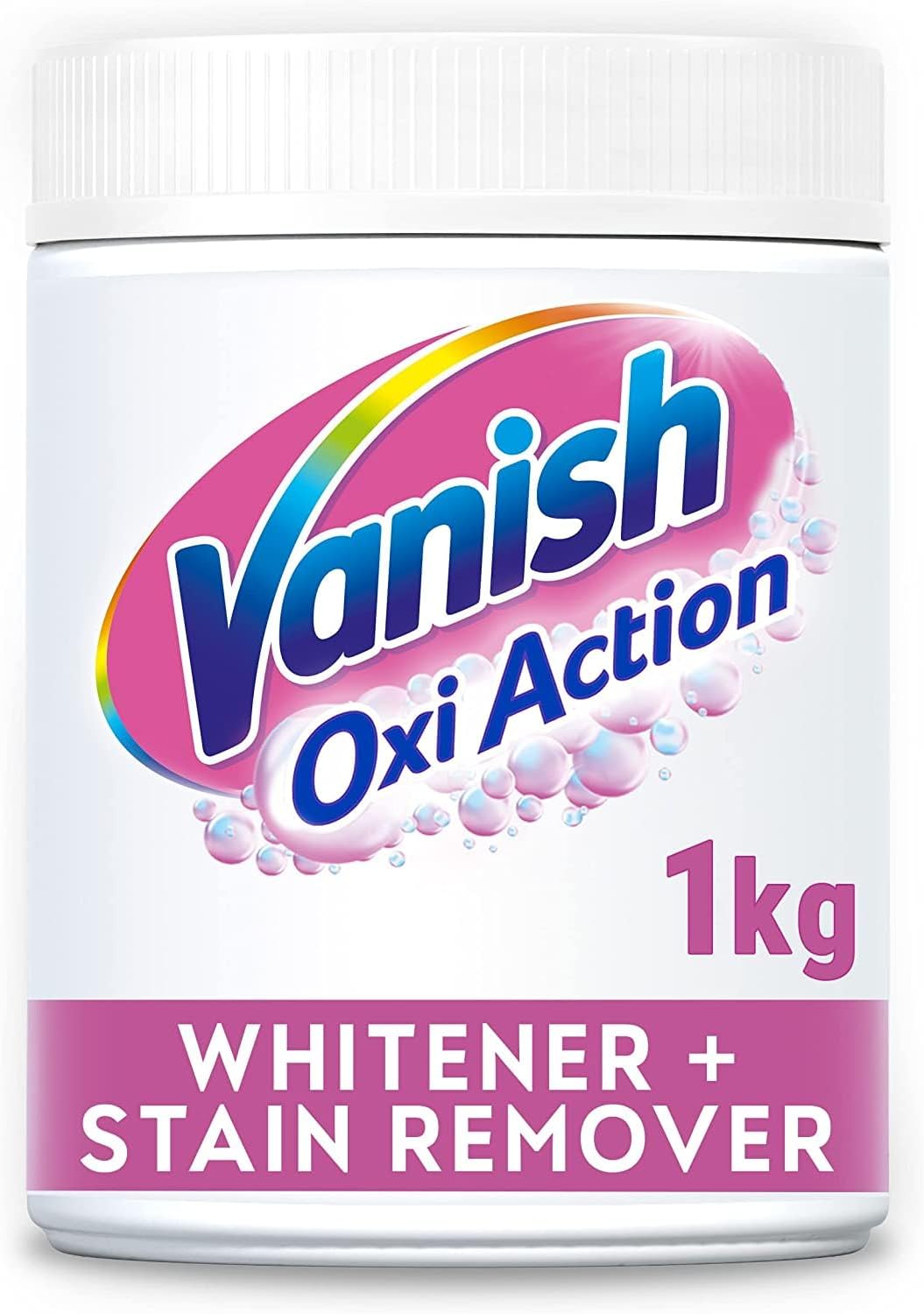Vanish Oxi Action Whitener and Stain Remover Powder for Whites 1kg