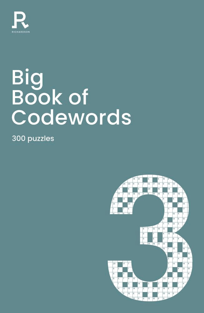 Richardson Puzzles and Games The Big Book of Codewords Book 3 - 300 Puzzles | Paperback