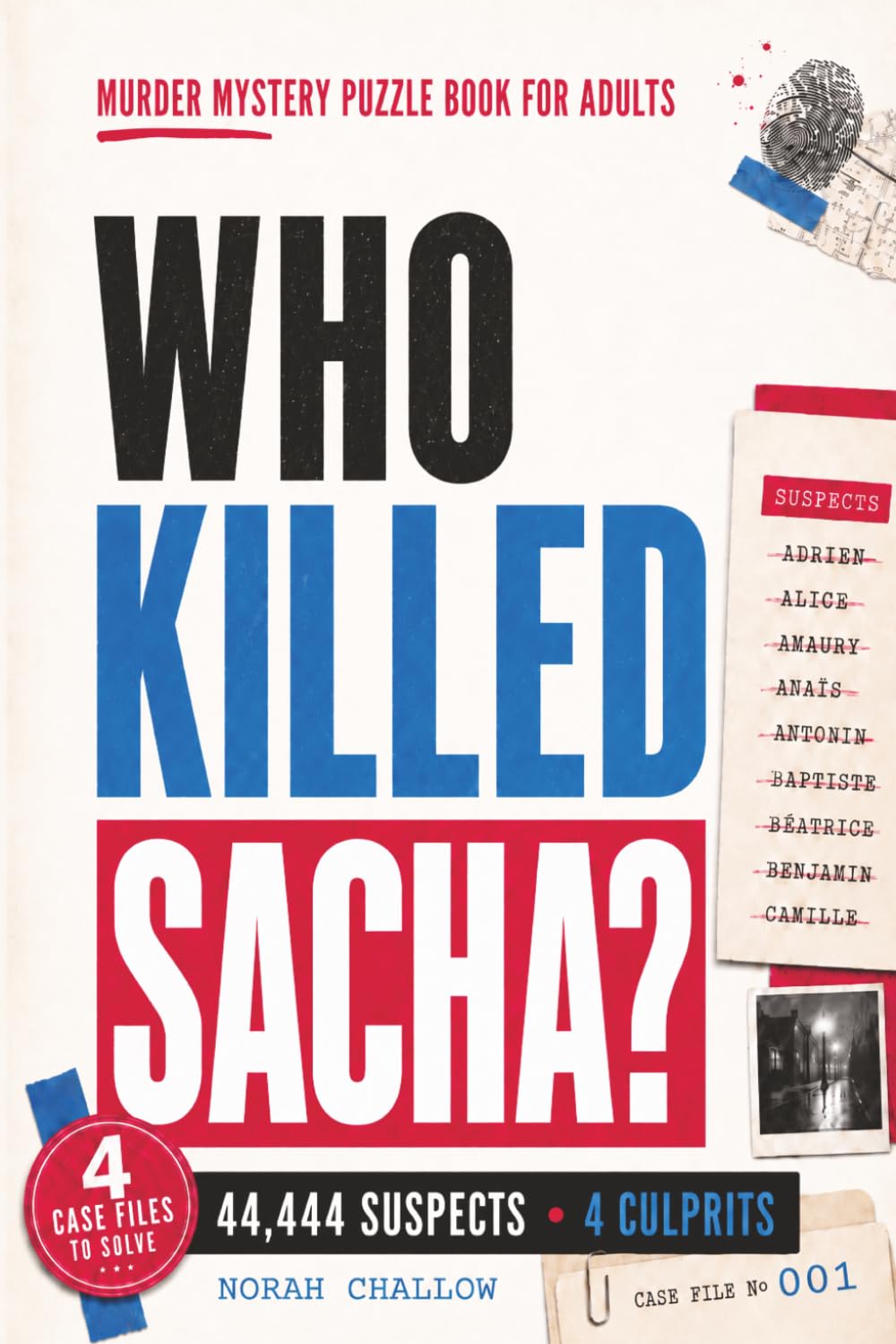 Who Killed Sacha?: A Murder Mystery Puzzle Book for Adults with 4 Complete Cases | Paperback 1