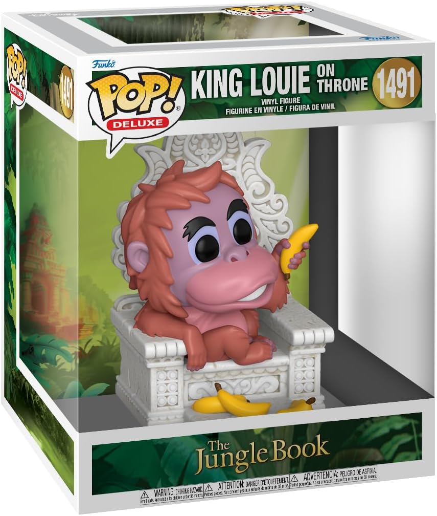 Funko Pop! Deluxe The Jungle Book - King Louie on Throne Vinyl Figure (80785)