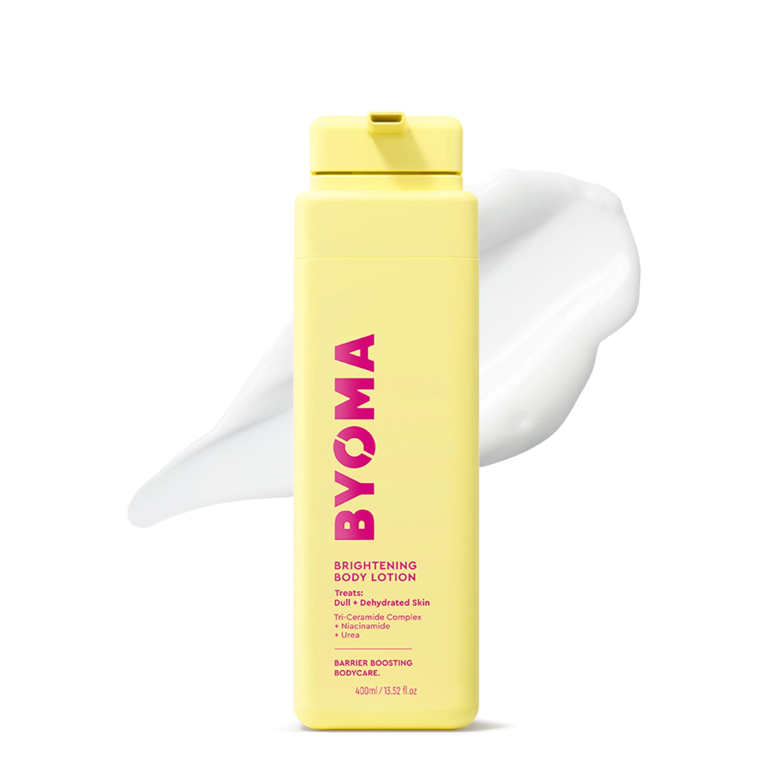 BYOMA Brightening Body Lotion - 400ml | Hydrates & Brightens | Evens Skin Tone