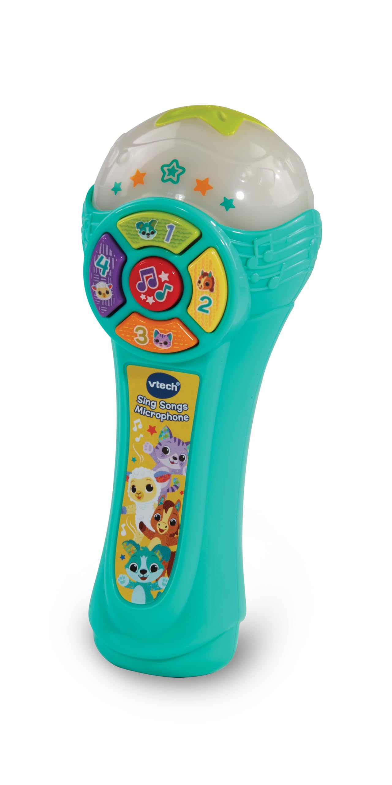 VTech Baby Sing Songs Microphone - Interactive Sound Toy for Ages 12-36 Months | 15 Melodies
