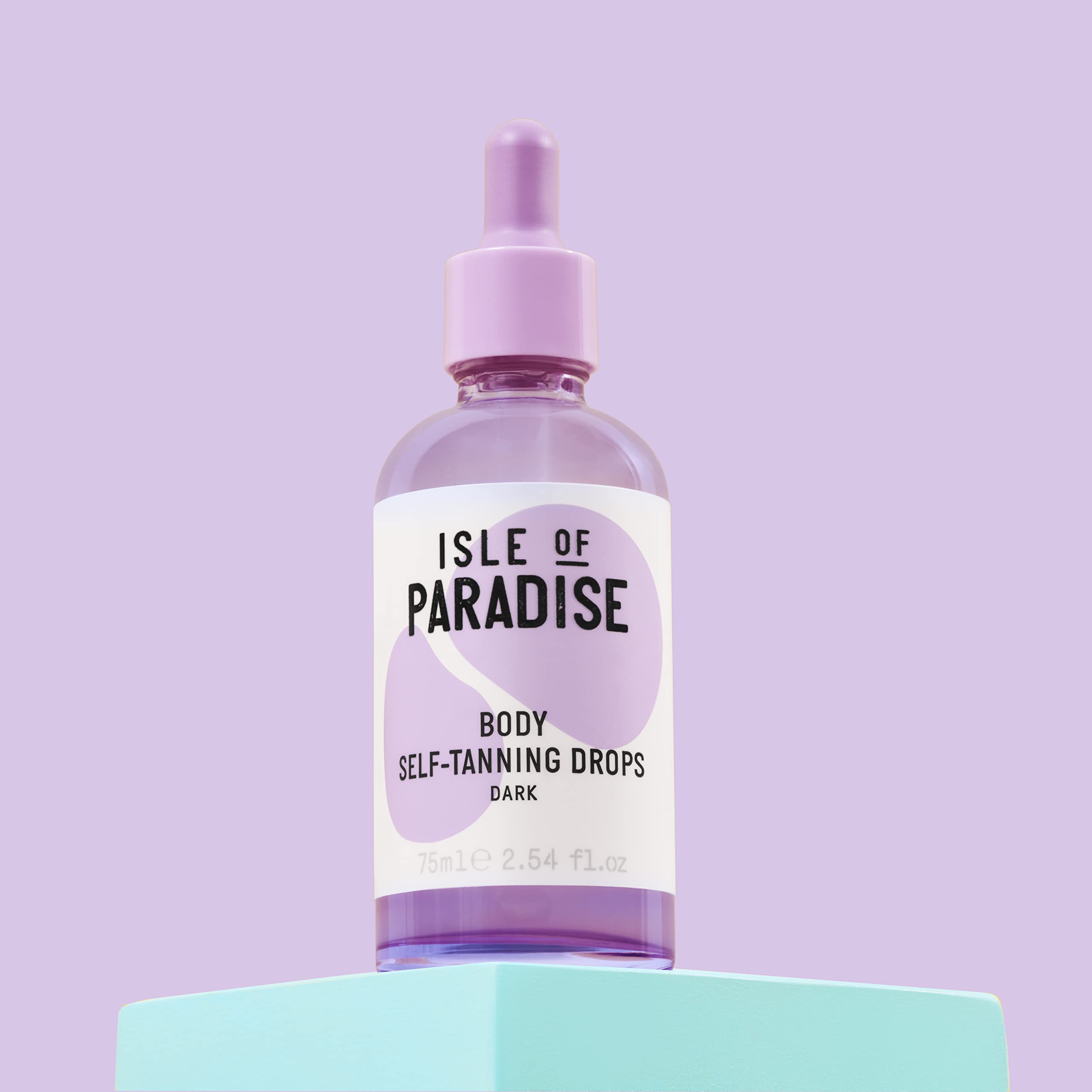 Isle of Paradise Self-Tanning Body Drops - Violet, Dark Skin Tones, 75ml