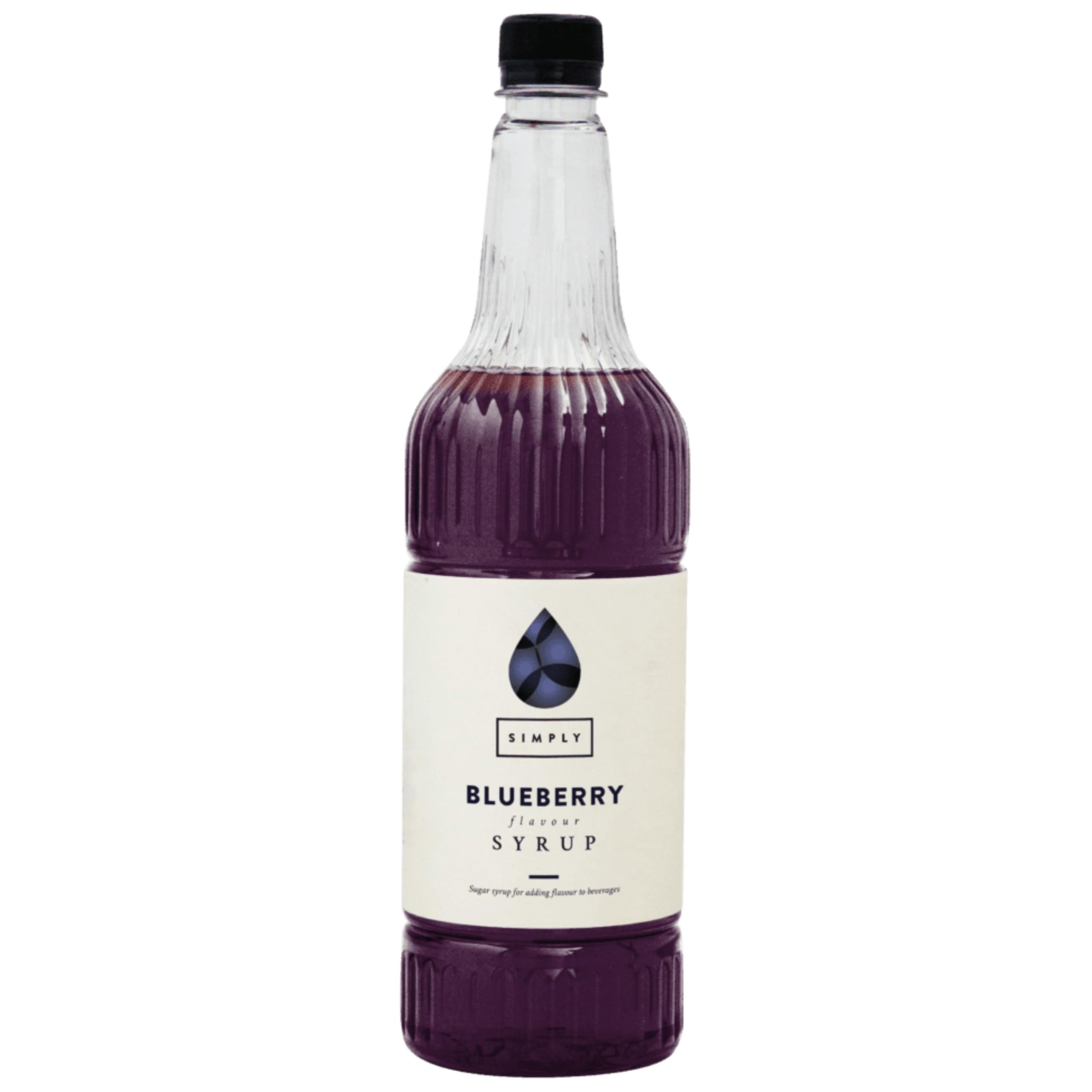 Simply Blueberry Syrup - Vegan & Nut Free Flavoured Syrup for Coffee, Cocktails | 1L