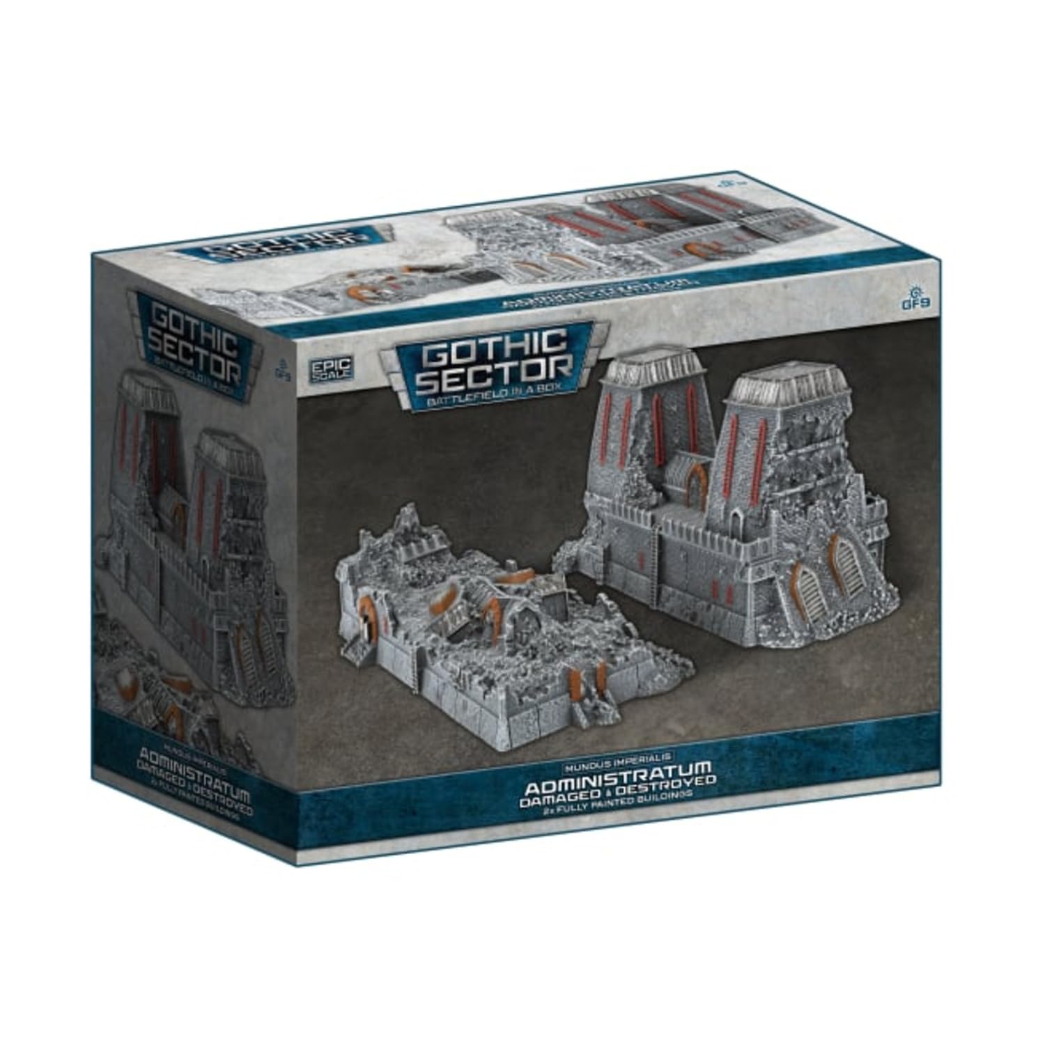 Gale Force Nine Mundus Imperialis Administratrum Terrain Set for Epic Scale Wargames