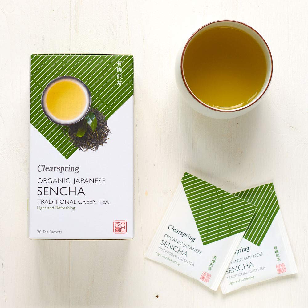 Clearspring Organic Japanese Sencha Green Tea with Matcha - Teabags 4