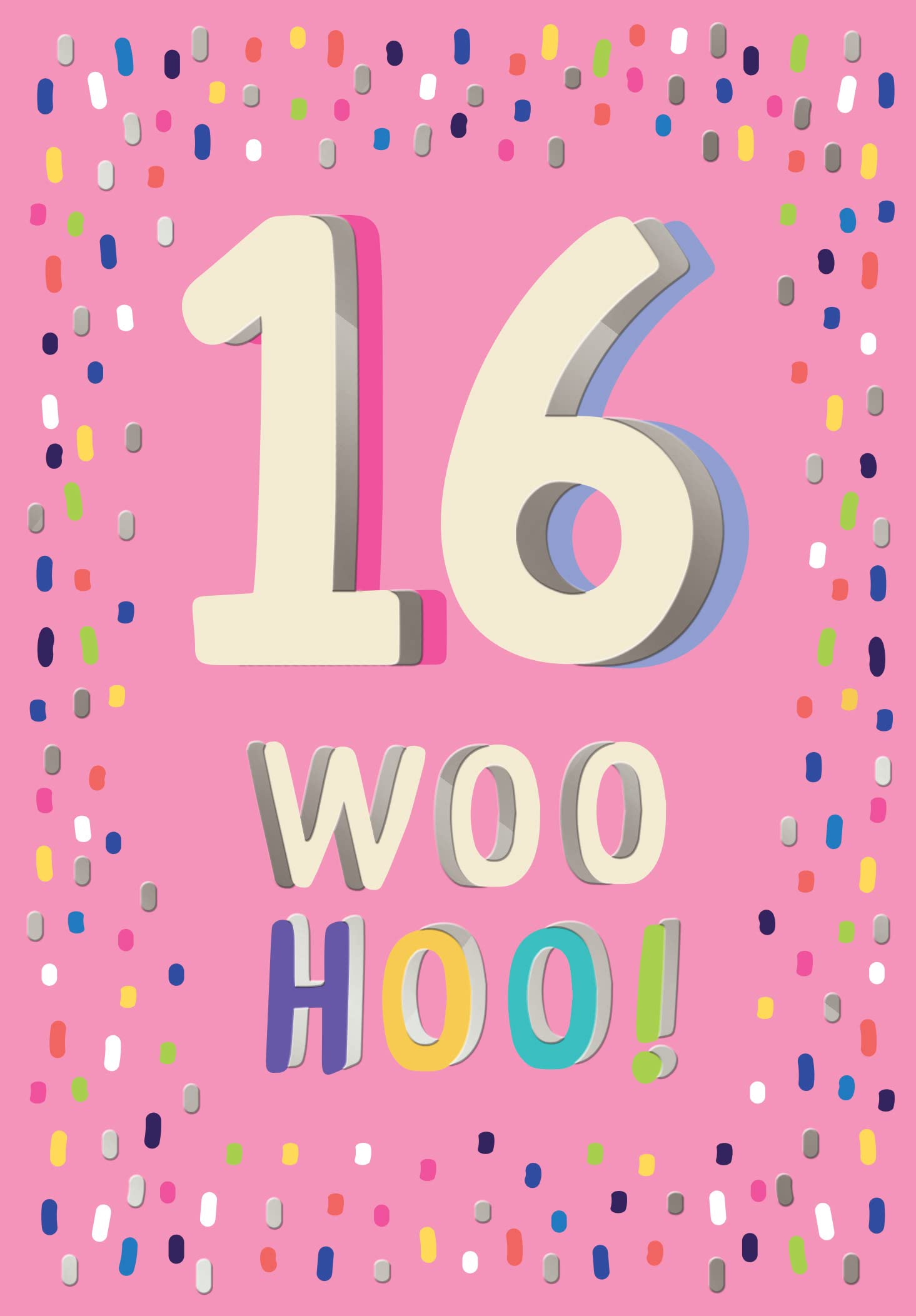 Piccadilly Greetings Age 16 F Birthday Card | That Funny Age Range | Approx. 7 x 5 inches