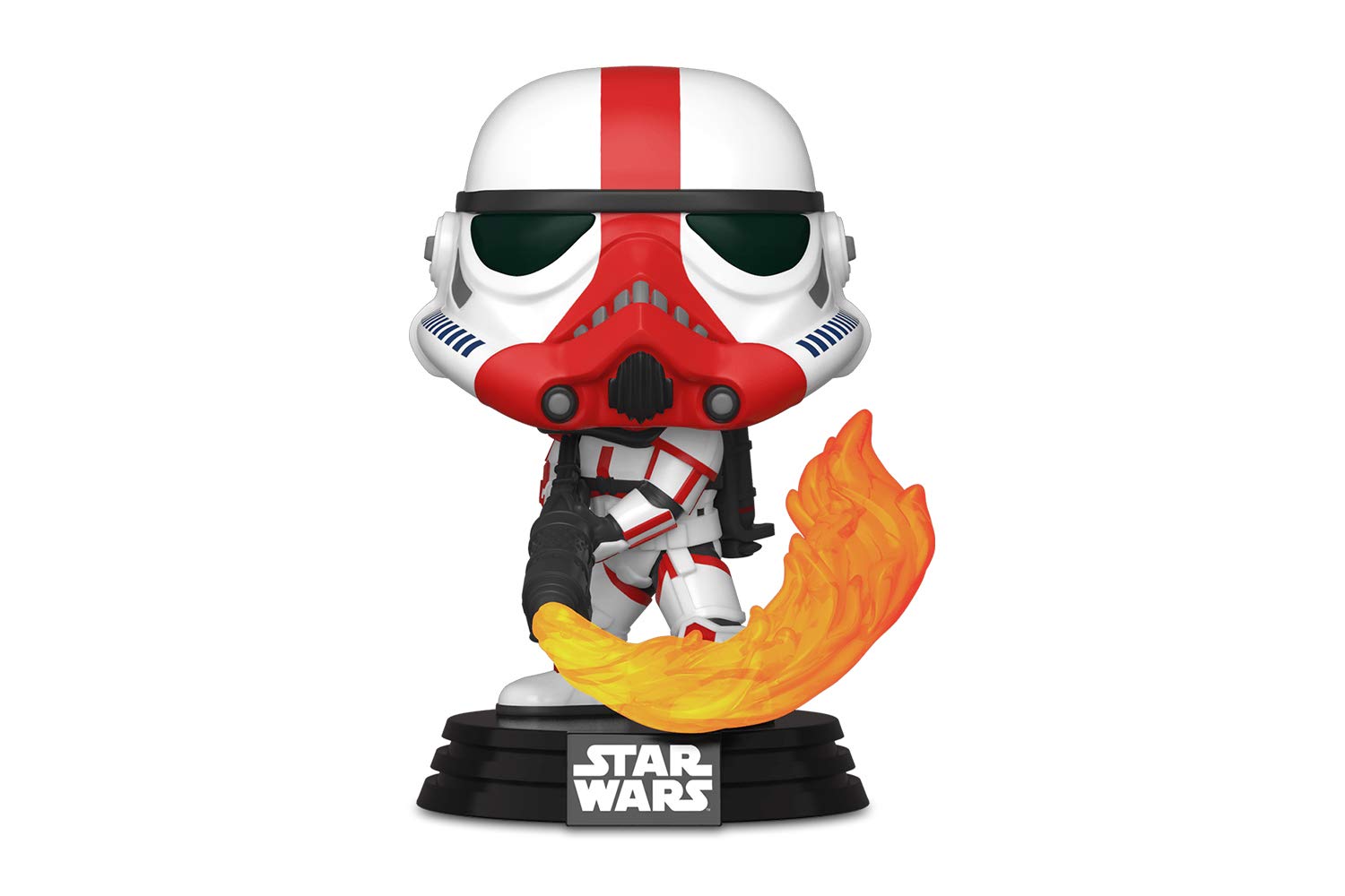 Funko Pop! Star Wars: The Mandalorian - Incinerator Stormtrooper with Red Stripe Vinyl Figure 4