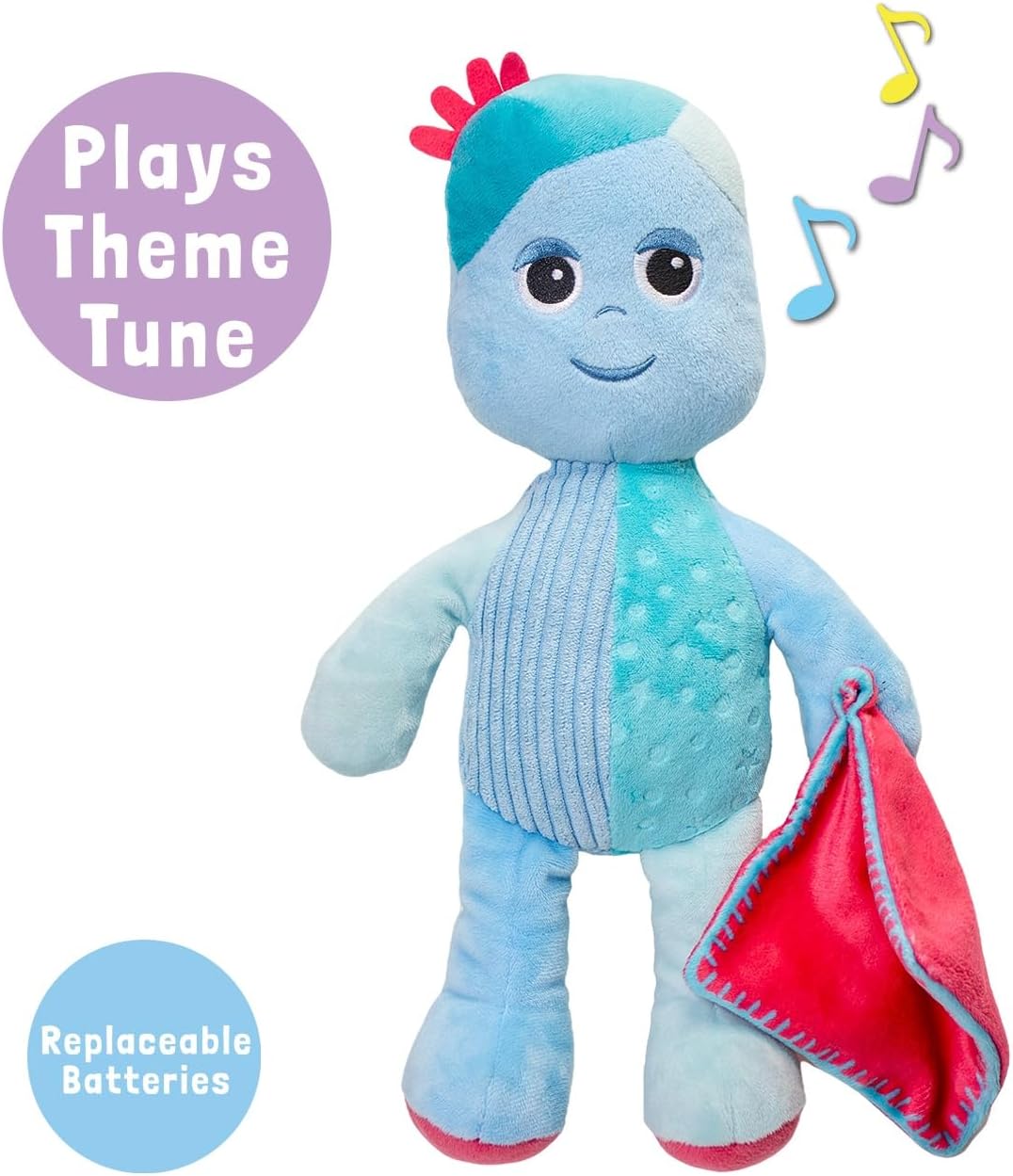 In The Night Garden Iggle Piggle Talking Plush Toy - 32cm Musical Interactive Bear for Babies & Toddlers