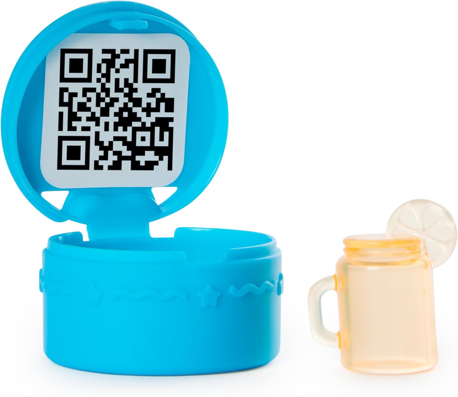 Gabby's Dollhouse Cakey’s Fruit Smoothie Balcony Playset - 8-Piece Dollhouse Toy with Cakey Cat Figure