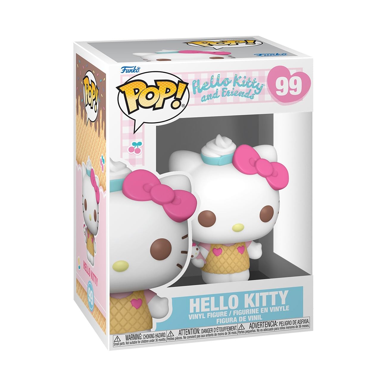 Funko Pop! Sanrio: Hello Kitty Vinyl Figure (IC) - Collectible Mini Statue 1