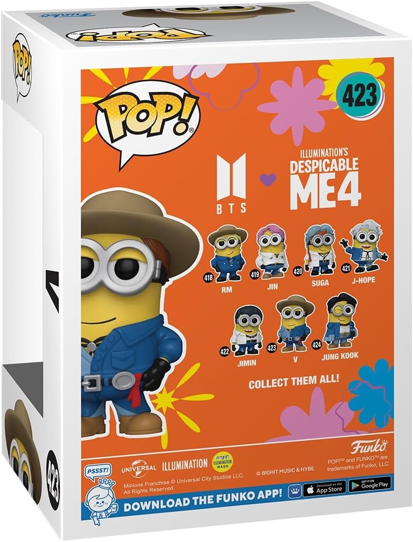 Funko Pop! Rocks Minions X BTS - V Vinyl Figure (85969)