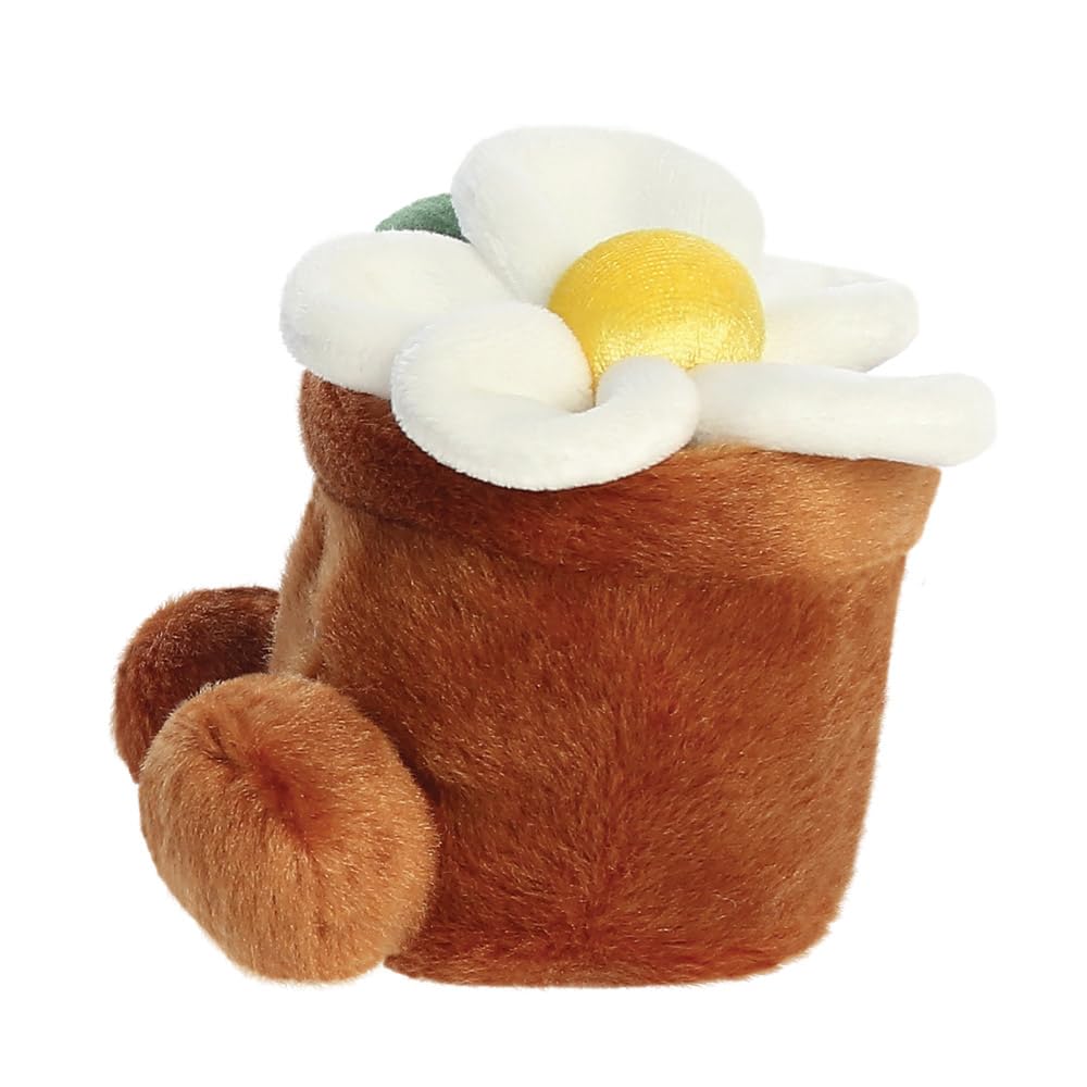 Aurora Palm Pals Junie Daisy 5In Soft Toy - Brown & White Plush for Babies & Kids 4