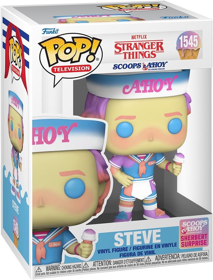 Funko Pop! TV: Stranger Things - Steve Harrington Vinyl Figure (Scoops Ahoy)