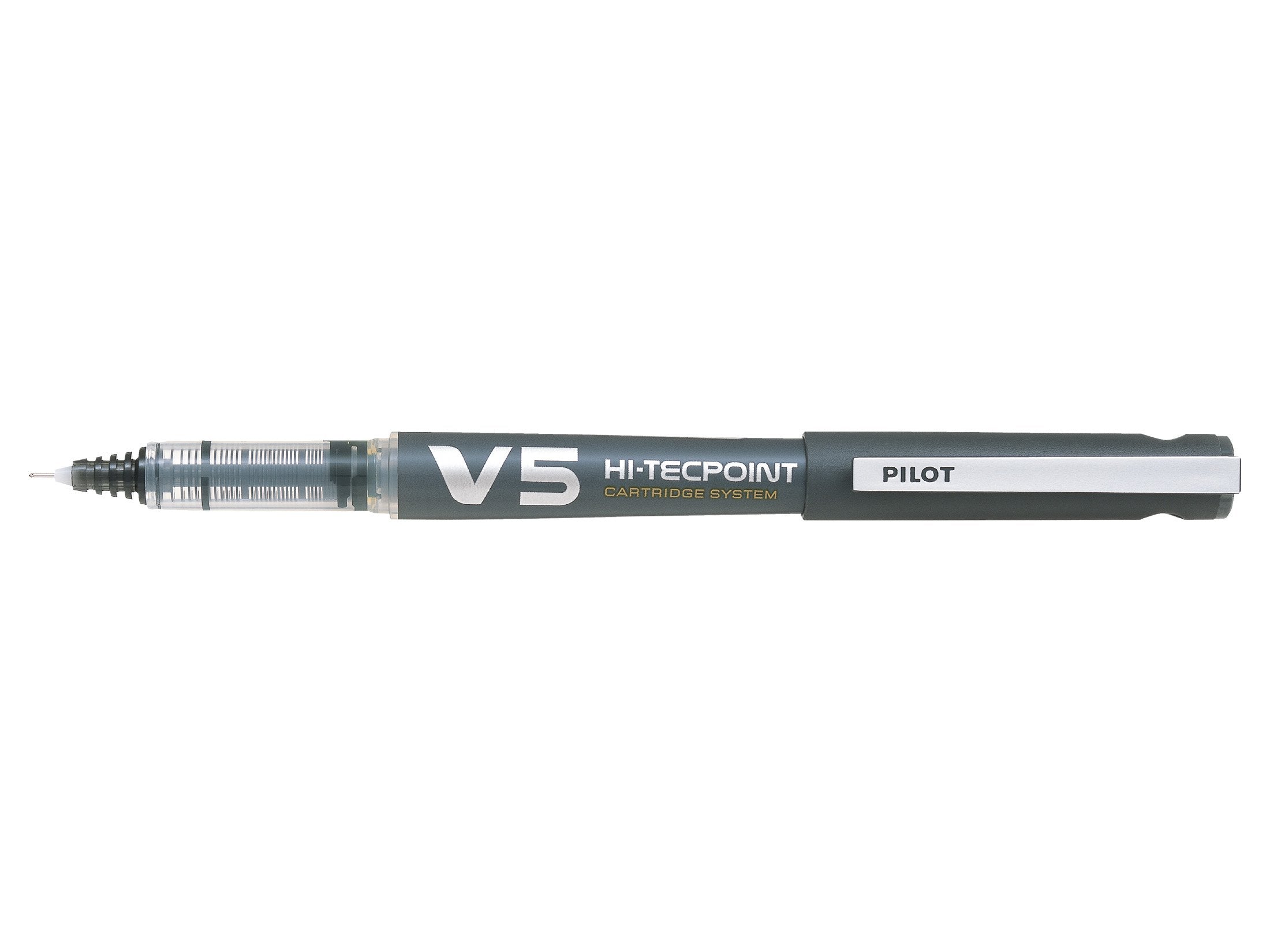 PILOT V5 Liquid Ink Rollerball Pen - 0.5 mm Tip, Black Ink | 4 Piece Set 2
