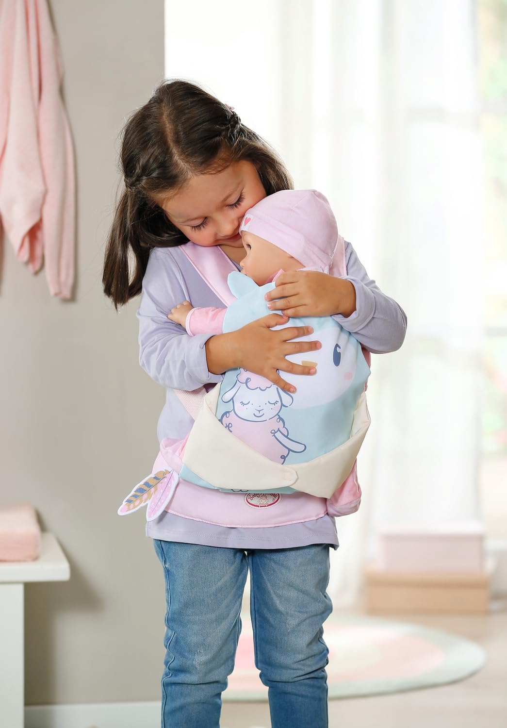 Baby Annabell Active Baby Carrier 710463 - Adjustable Doll Carrier for Kids