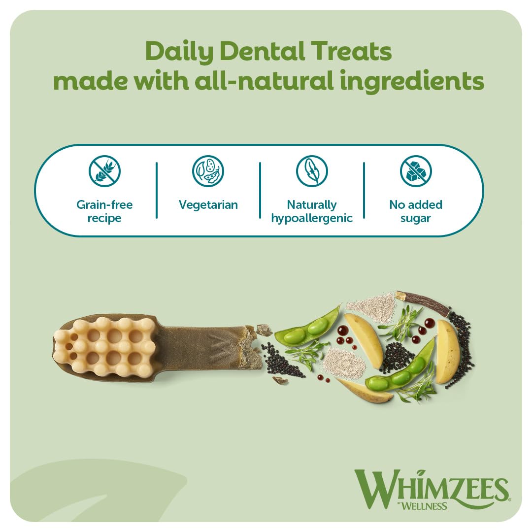 WHIMZEES Variety Box Dental Sticks for Medium Dogs | 28 Count | Low Calorie 4
