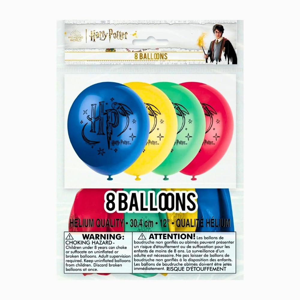 Unique Harry Potter Latex Balloons - Party Decorations Pack of 8 5