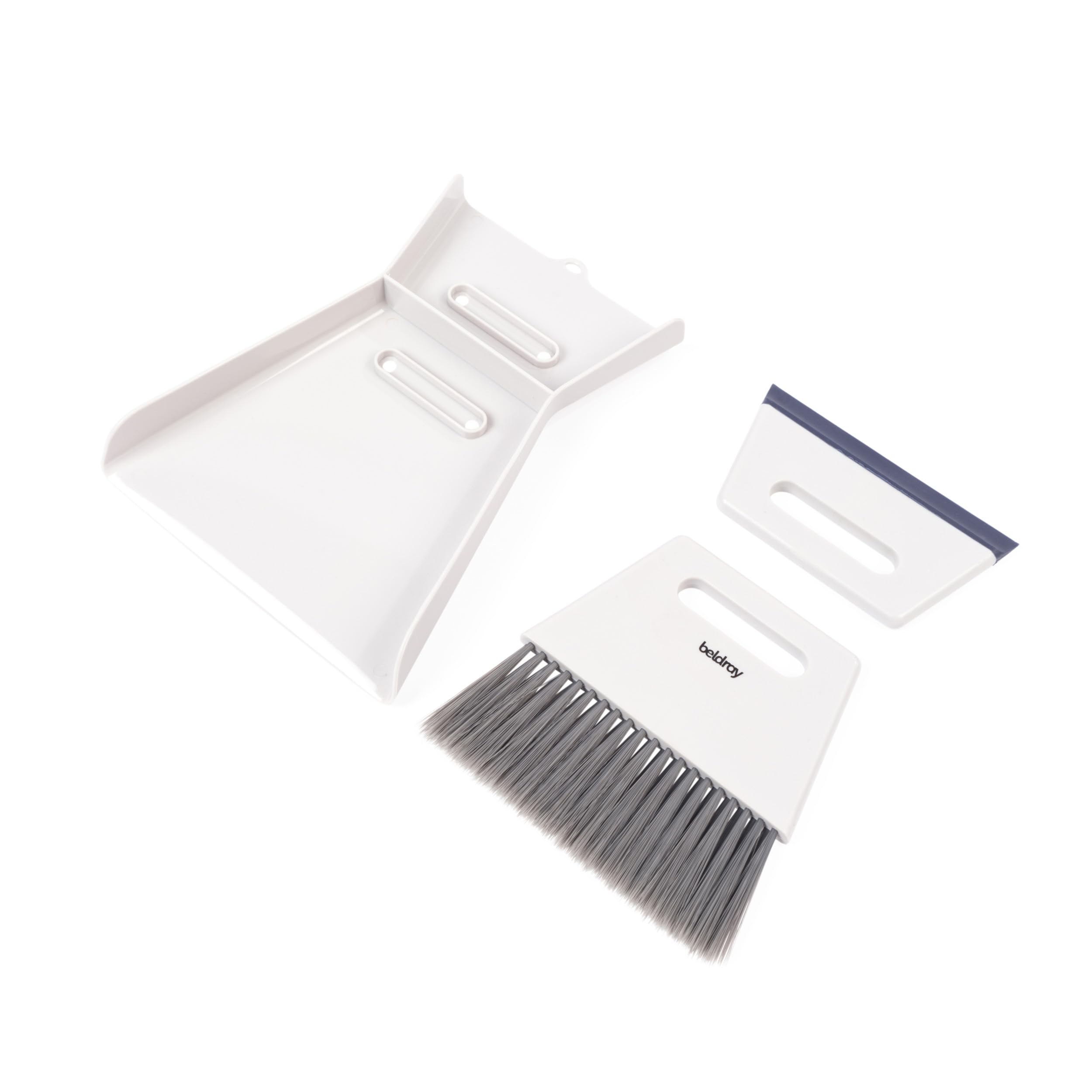 Beldray Deep Clean 2 in 1 Worktop Dustpan & Brush Set – Grey 11