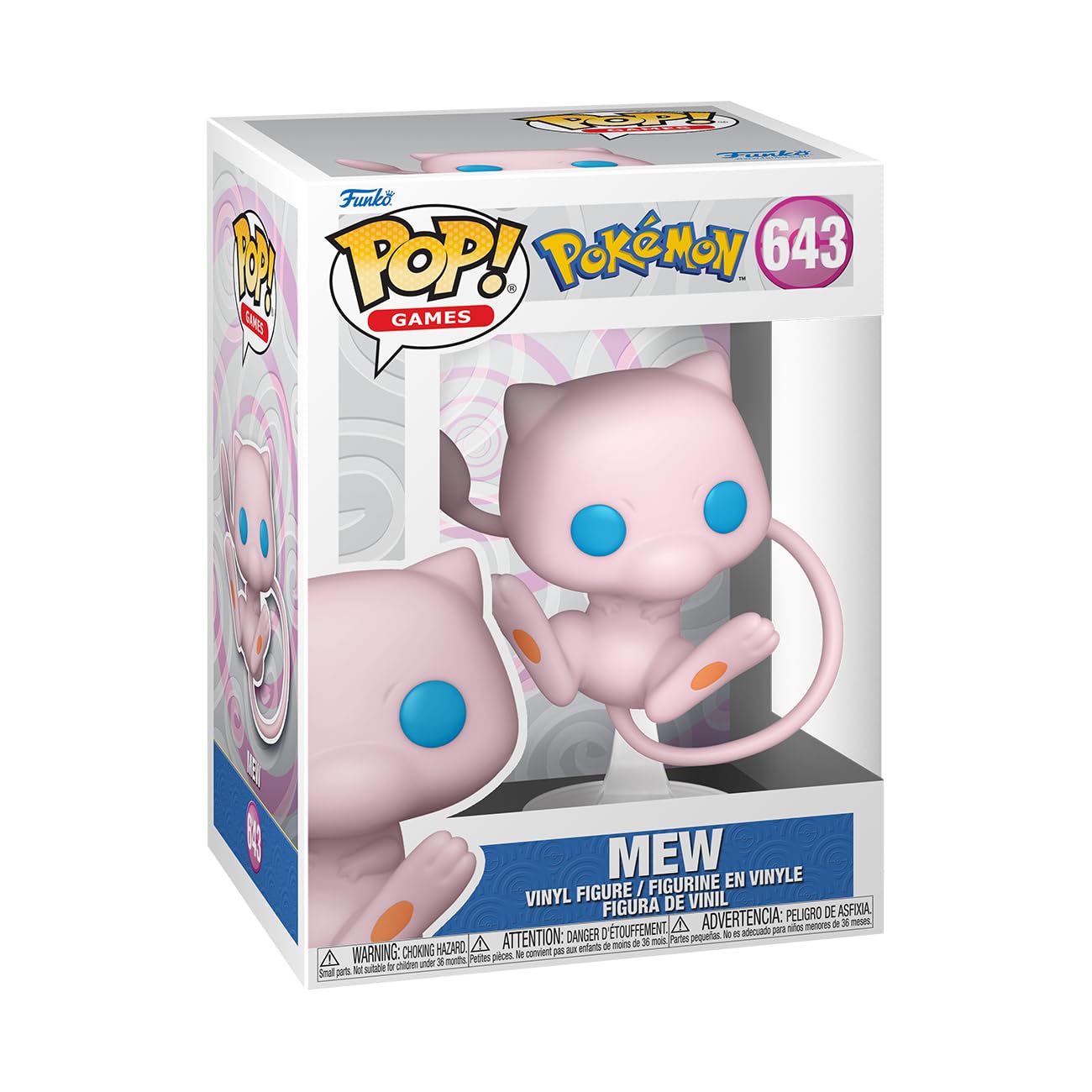 Funko Pop! Games: Pokémon - Mew Vinyl Figure (74221) 6